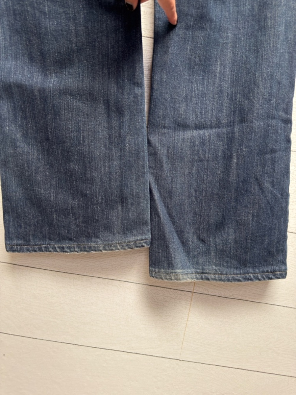 7 For All Mankind 7FAM Mens Bootcut Jeans Y2K Medium Wash Faded Denim Size 34 - Picture 9 of 13